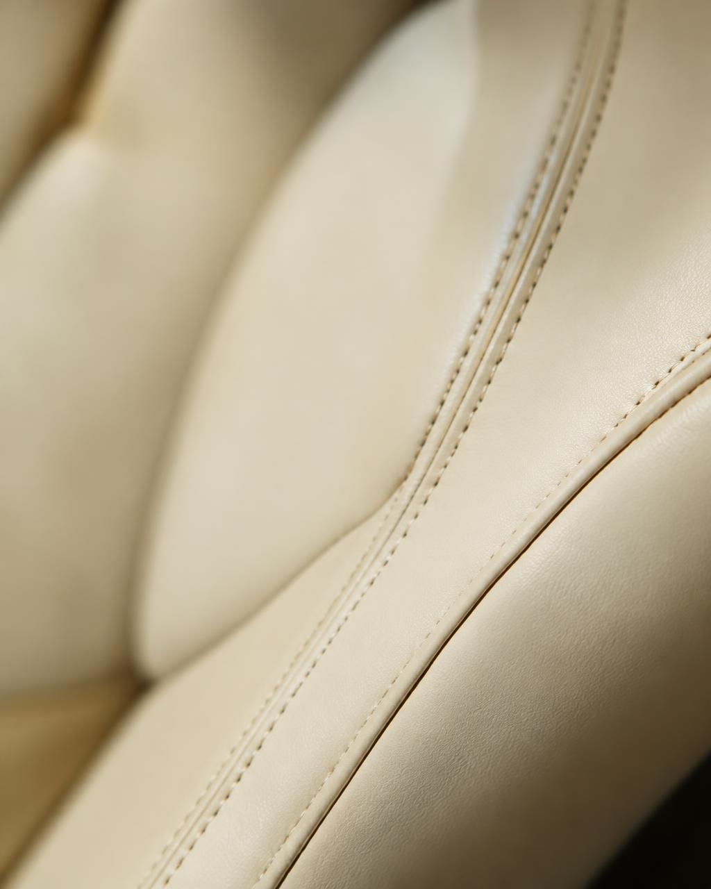 Leather interior detail